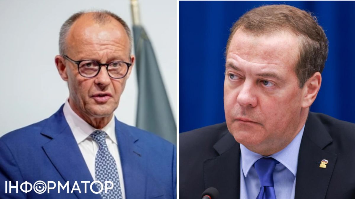 Росія збирається викрасти канцлера Мерца з Німеччини: але можливо це лише пʼяна маячня Медведєва