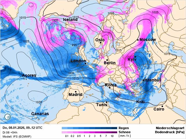 Погоду формують циклони та антициклони