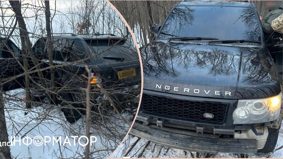 Ухилянти пішли на штурм кордону по-багатому: Range Rover застряг у дроті, прикордонник - поранений 2