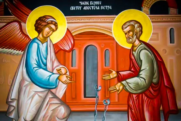 Вериги зняв з Апостола Петра Янгол Божий