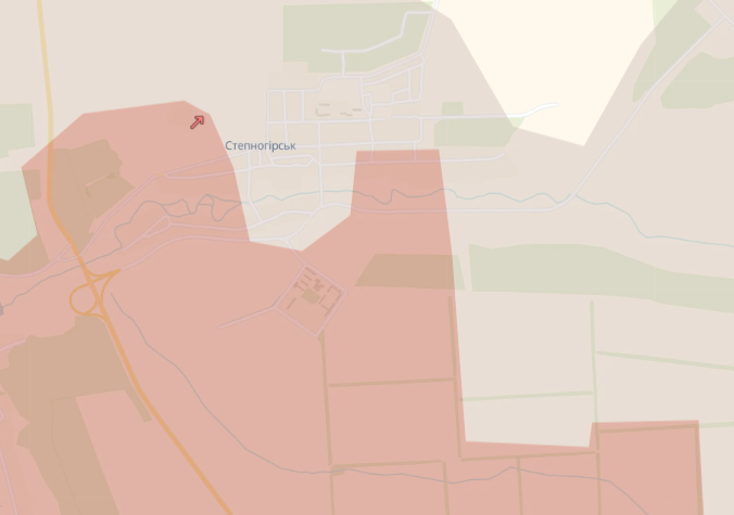 Ситуація біля Степногірська