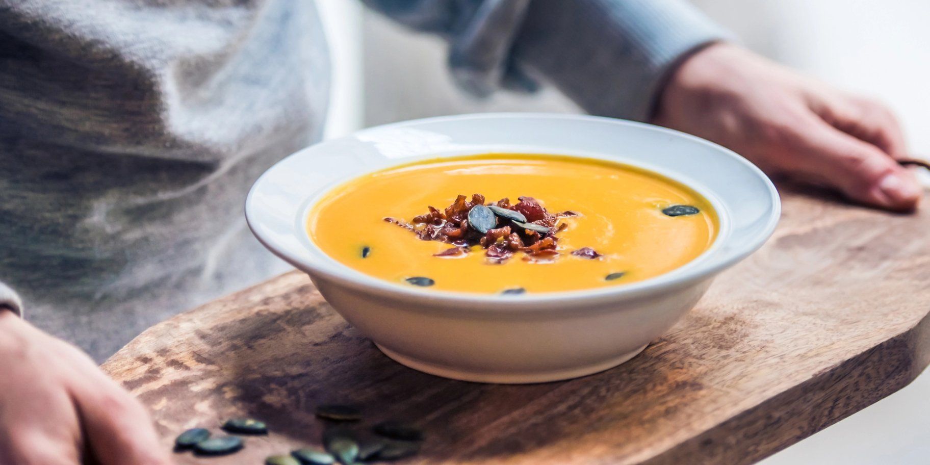 Суп с нежной структурой и насыщенным вкусом