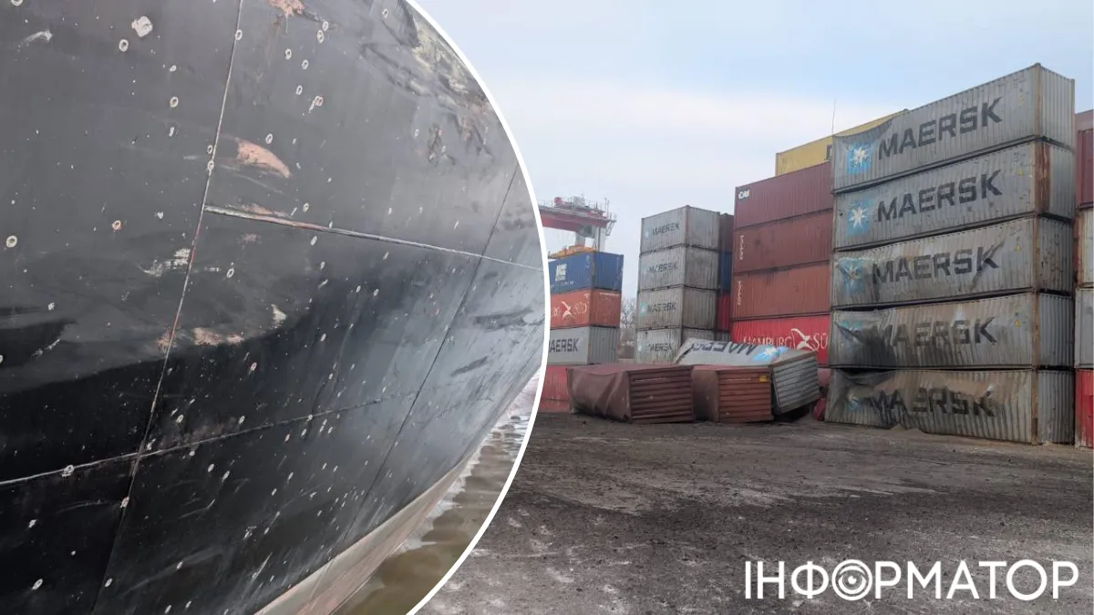 Удар по порту Чорноморська