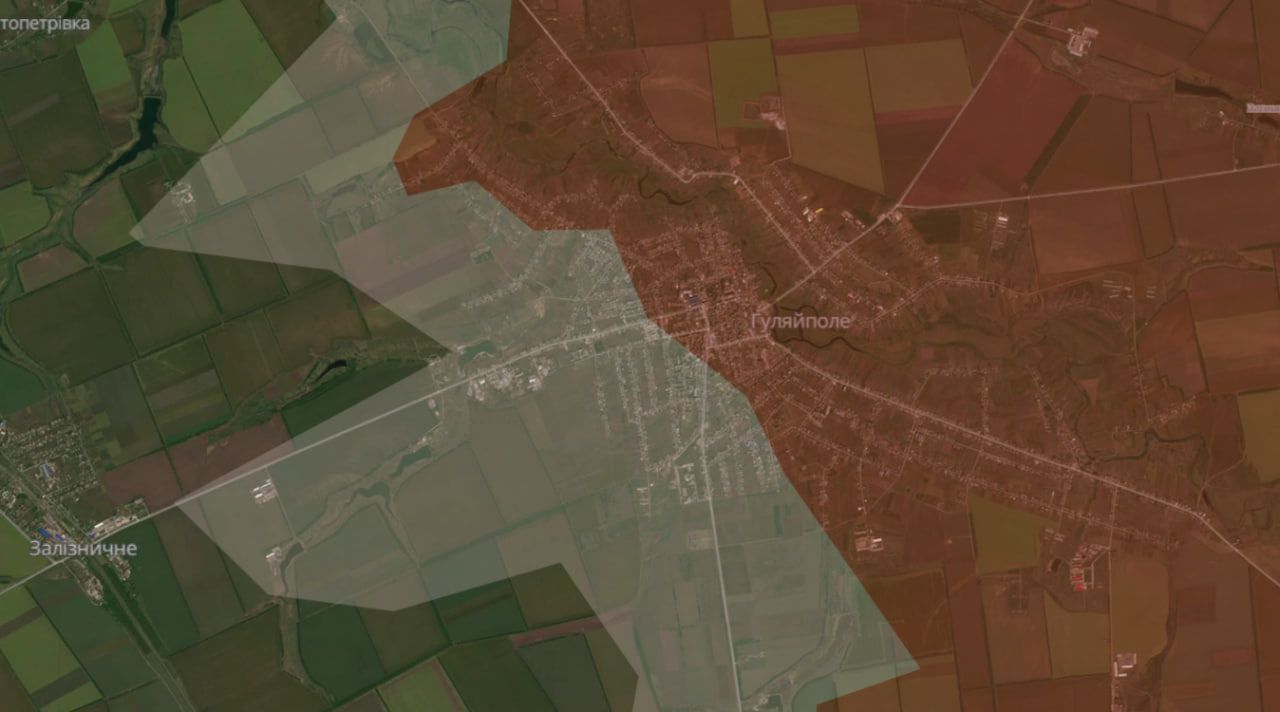 Ситуація в Гуляйполі. Дані: DeepState