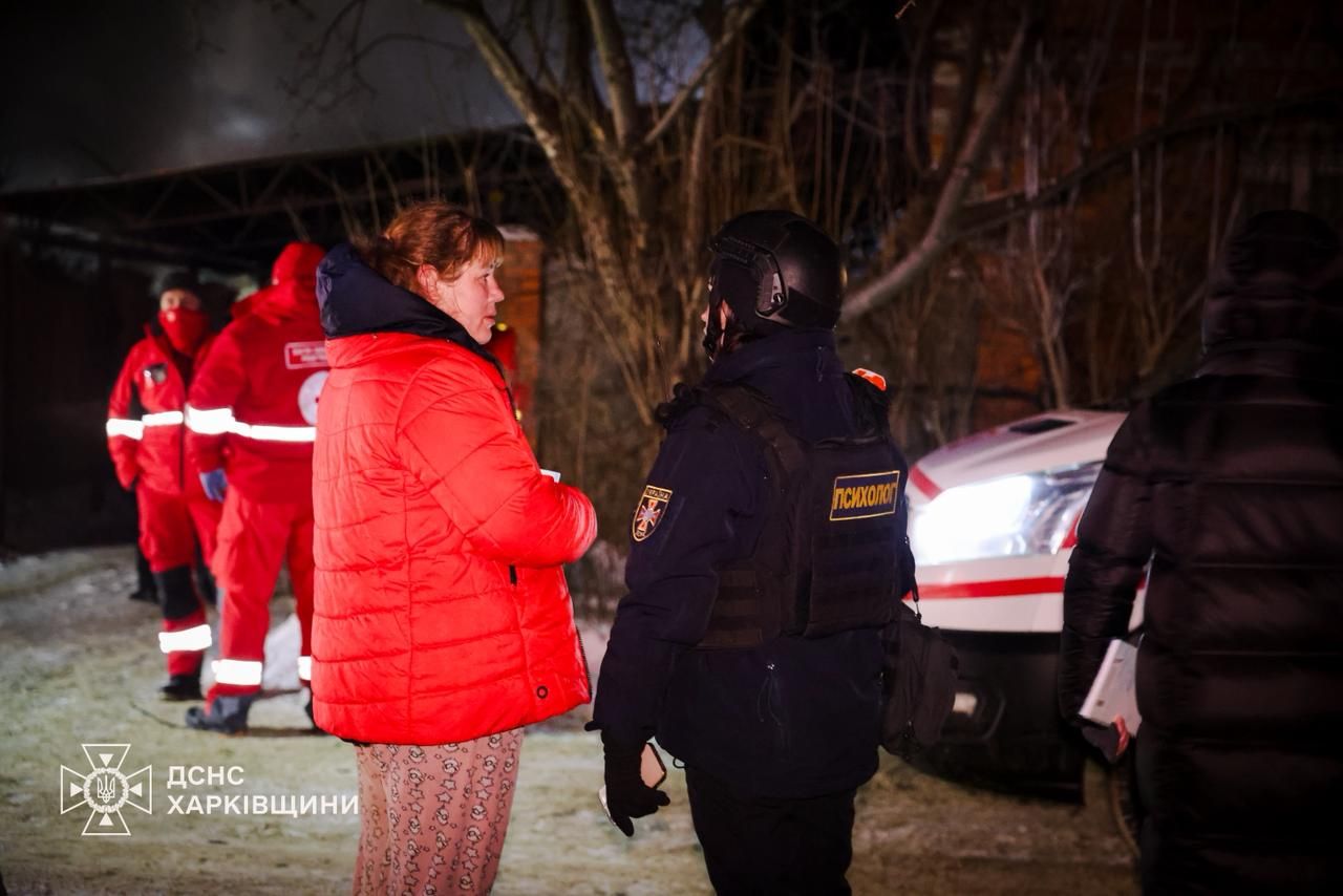 У Харкові через атаку РФ є загибла та троє постраждалих: ворог гатив по приватному сектору 3