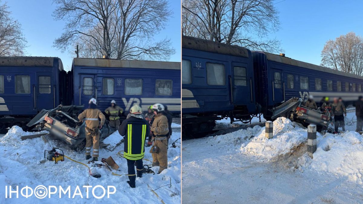 В Ивано-Франковской области автомобиль врезался в пассажирский поезд: есть пострадавшие 1