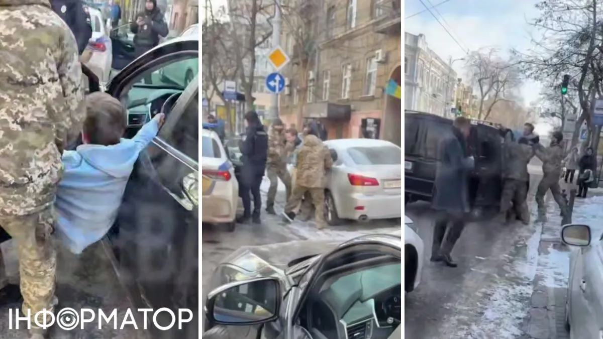 Мужчина был в розыске и сопротивлялся: Одесский ТЦК прокомментировал инцидент с силовым задержанием в центре города