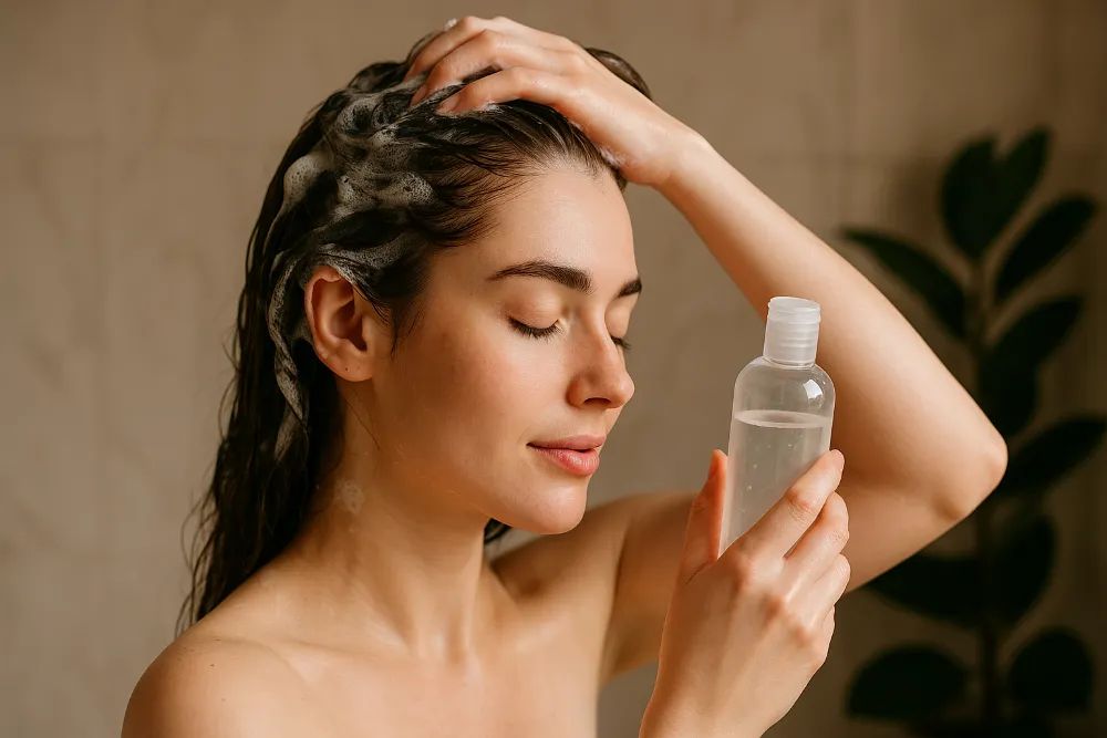 Жирне волосся потребує подвійного миття