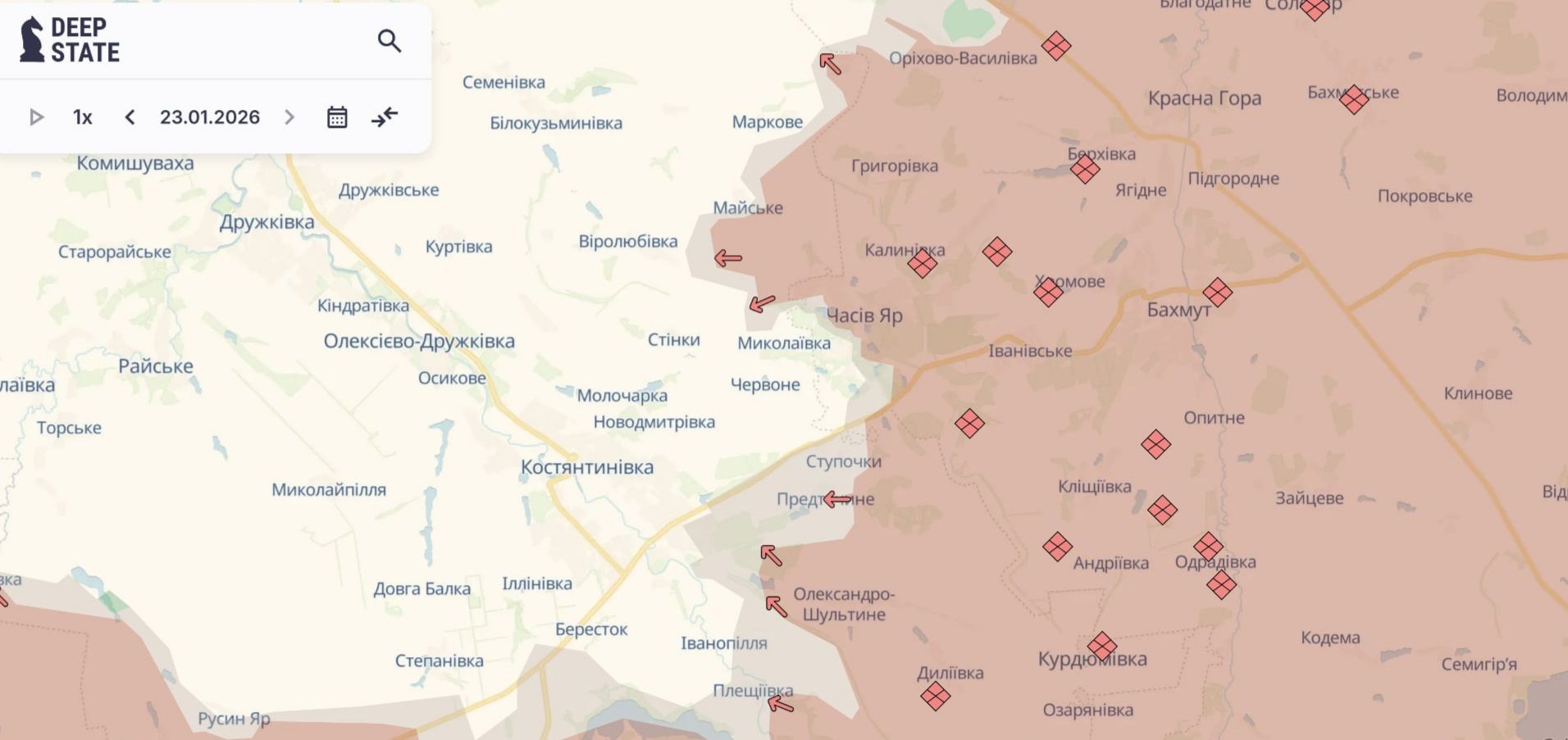 Просування військ РФ