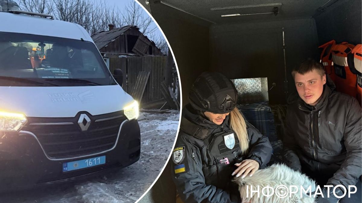 З Сумщини евакуювали собаку та кота разом з власником: їхній будинок знищили КАБи
