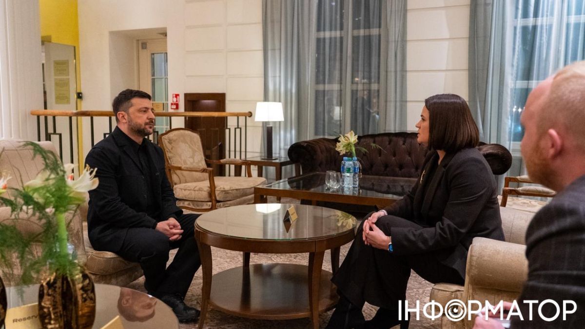 Перша двостороння зустріч: Зеленський у Вільнюсі провів переговори із лідеркою білоруської опозиції