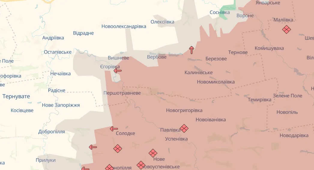 Росіяни захопили Злагоду на Дніпропетровщині і просунулись на Сумщині - DeepState 1