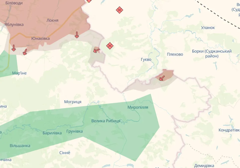 Россия усиливает группировки в Сумской области и пытается прорваться в леса - UP 2
