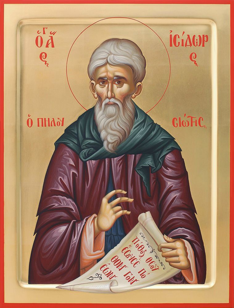 Святой столбом монашеских уставов и Божественного видения