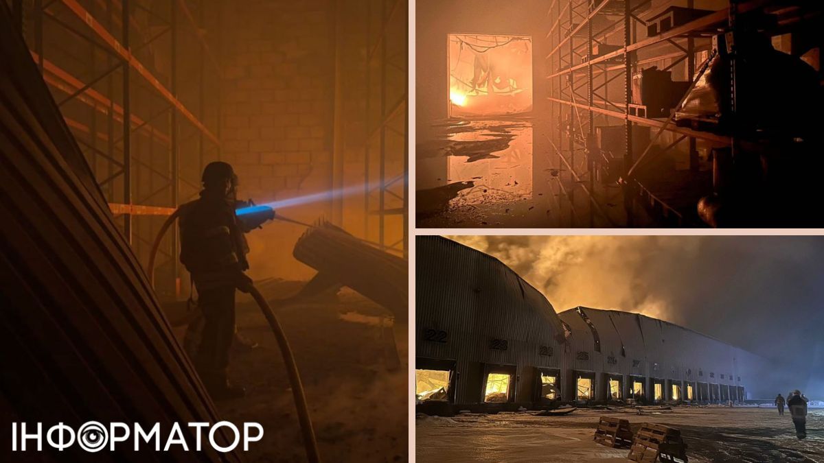 В Киевской области до сих пор пылают склады "Рошен" из-за атаки врага