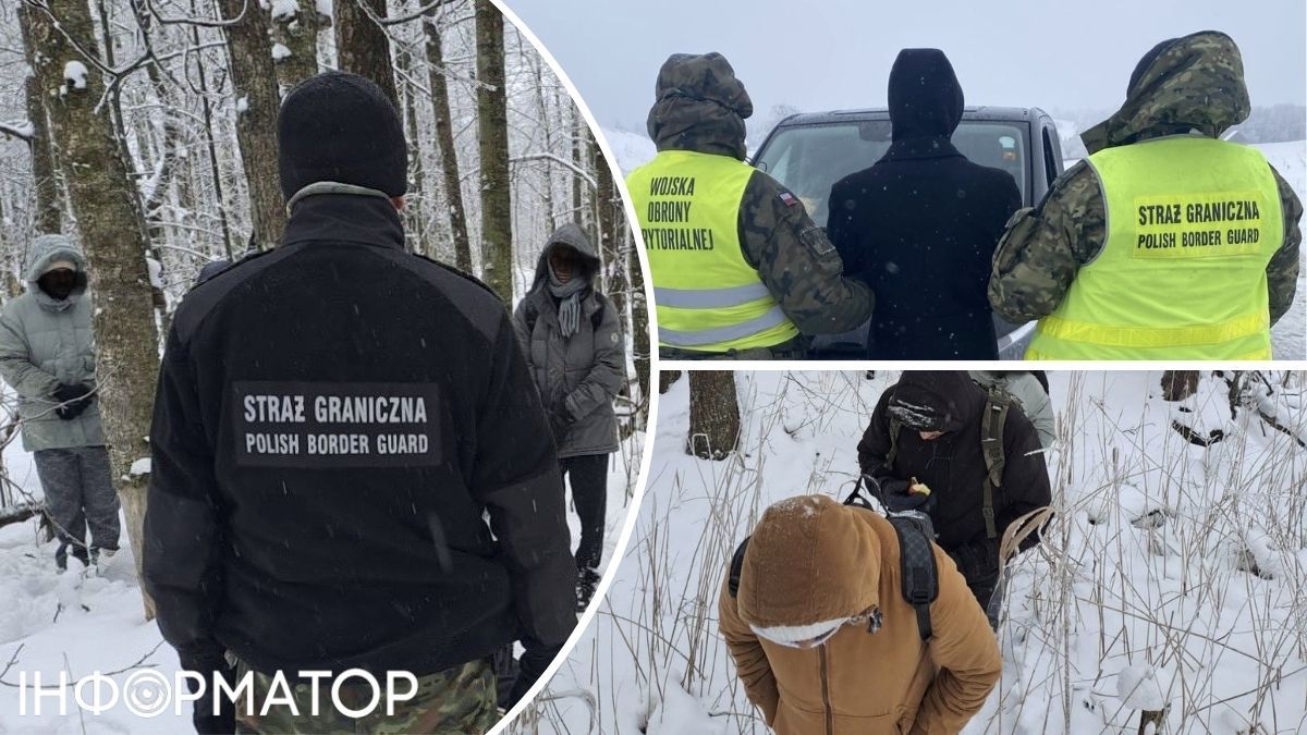 В Польше задержан украинец за попытку нелегальной перевозки мигрантов