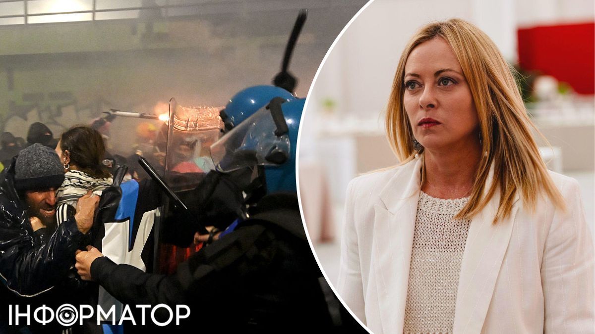 Мелоні, протести і Італії