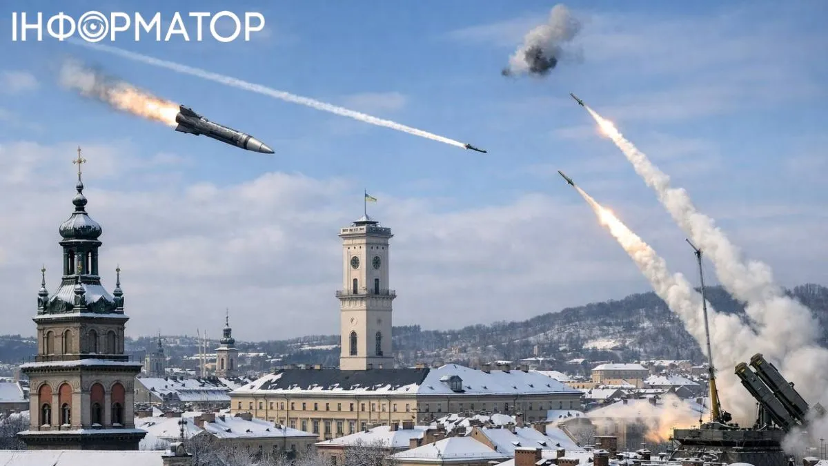 У Львові пролунали вибухи під час ракетної тривоги: повідомляють про загрозу Кинджалів