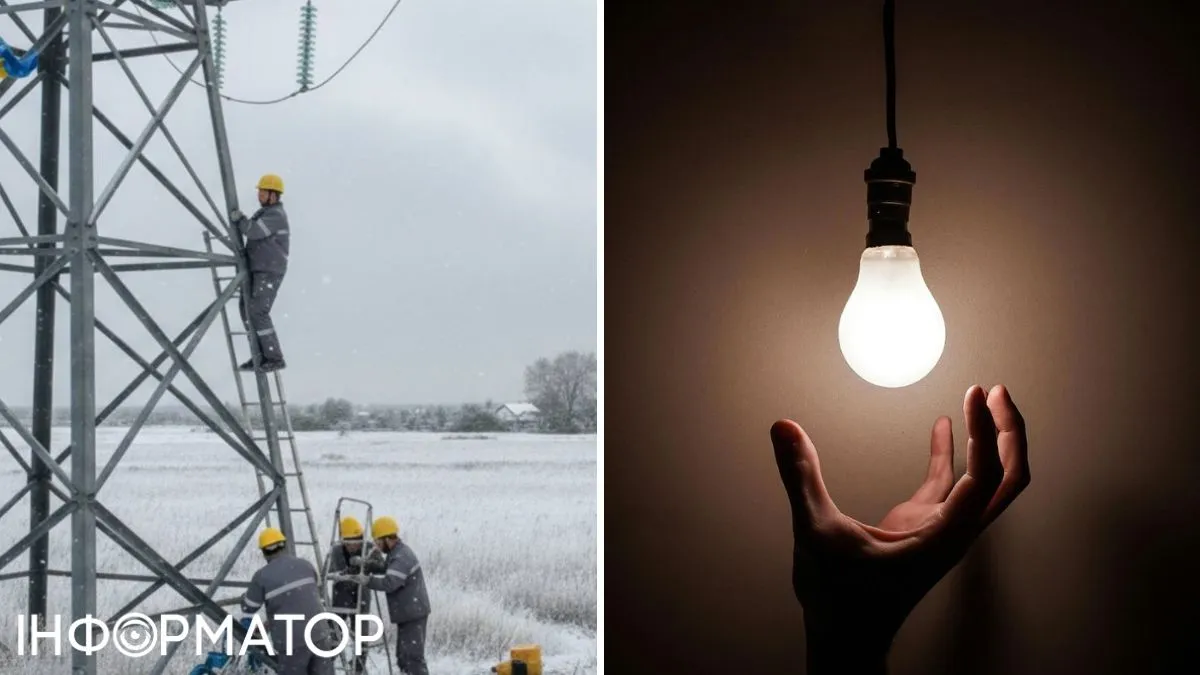 Енергетики працюють у цілодобовому режимі, лампочка