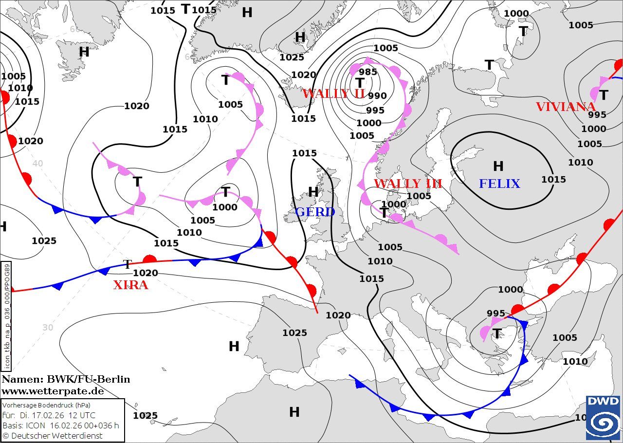 Атмосферные качели продолжаются - прогноз погоды на 16 февраля.