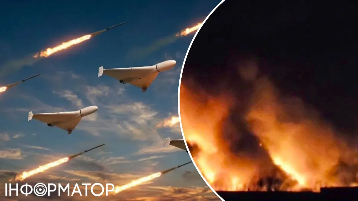 Масований удар: Росія атакує Україну сотнею дронів та крилатими ракетами