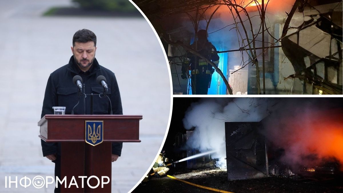 Владимир Зеленский об ударе РФ 17 февраля