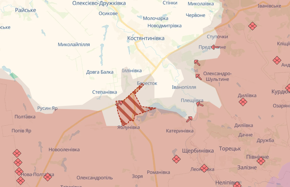 Силы обороны отвергли оккупантов на Днепропетровщине - DeepState 2