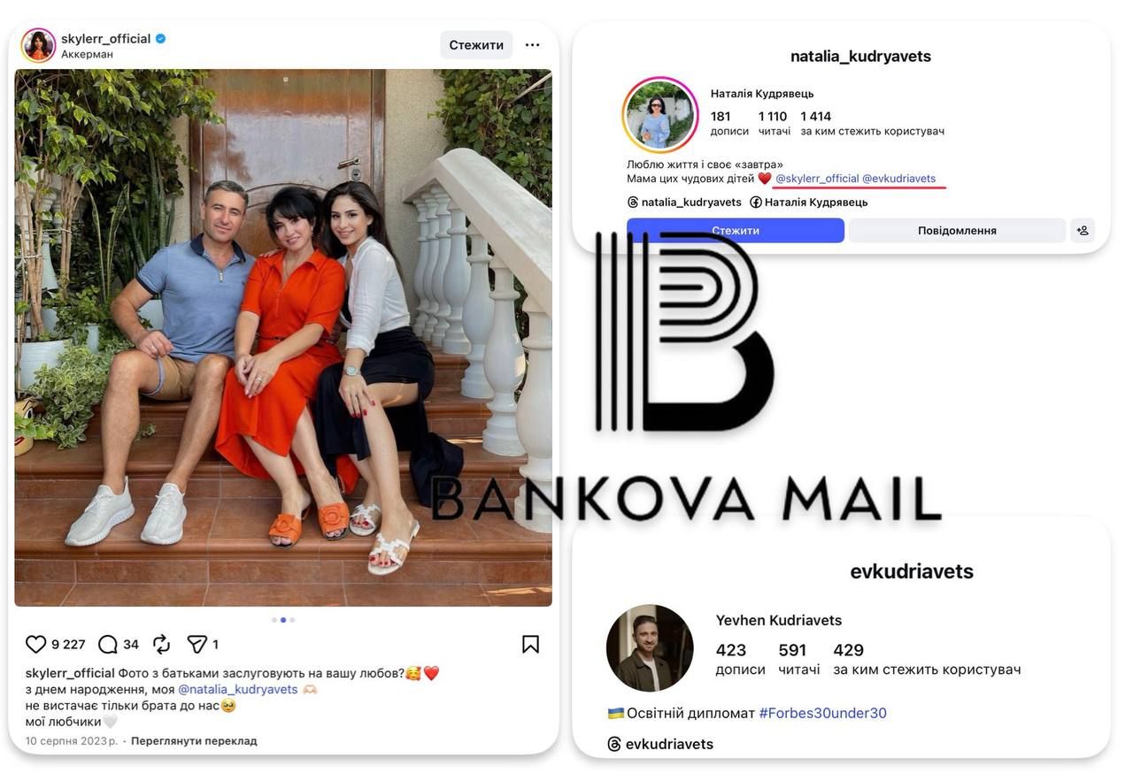 Валерия с семьей