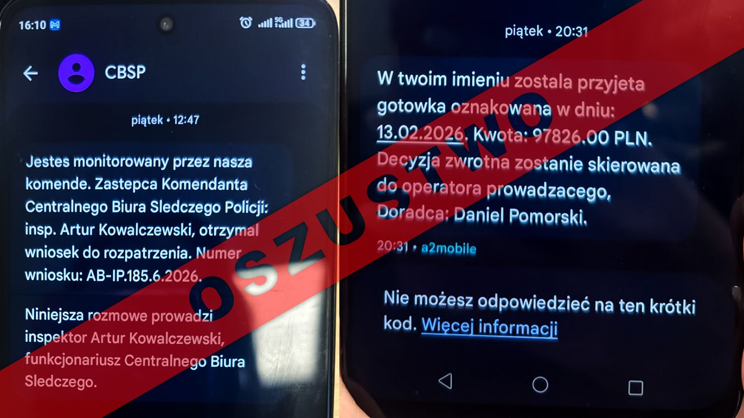 Українцям у Польщі розсилають SMS про «спостереження поліції»: це шахрайство 1