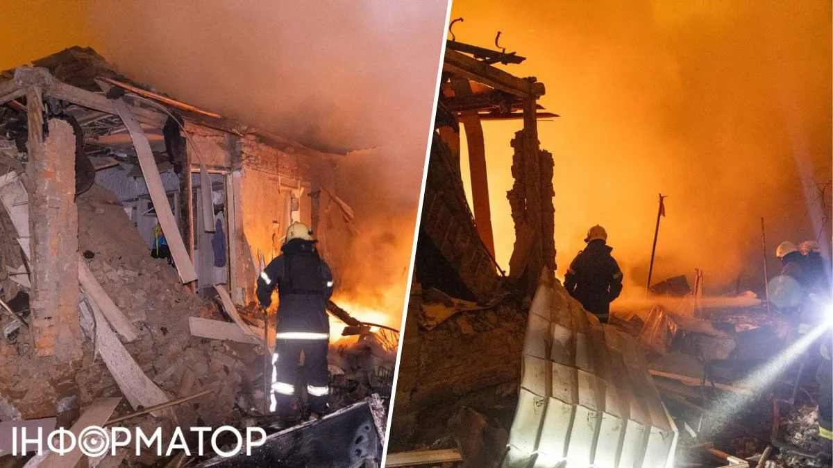 Нічна атака на Харків: пошкоджено будинки, газогін, є поранені