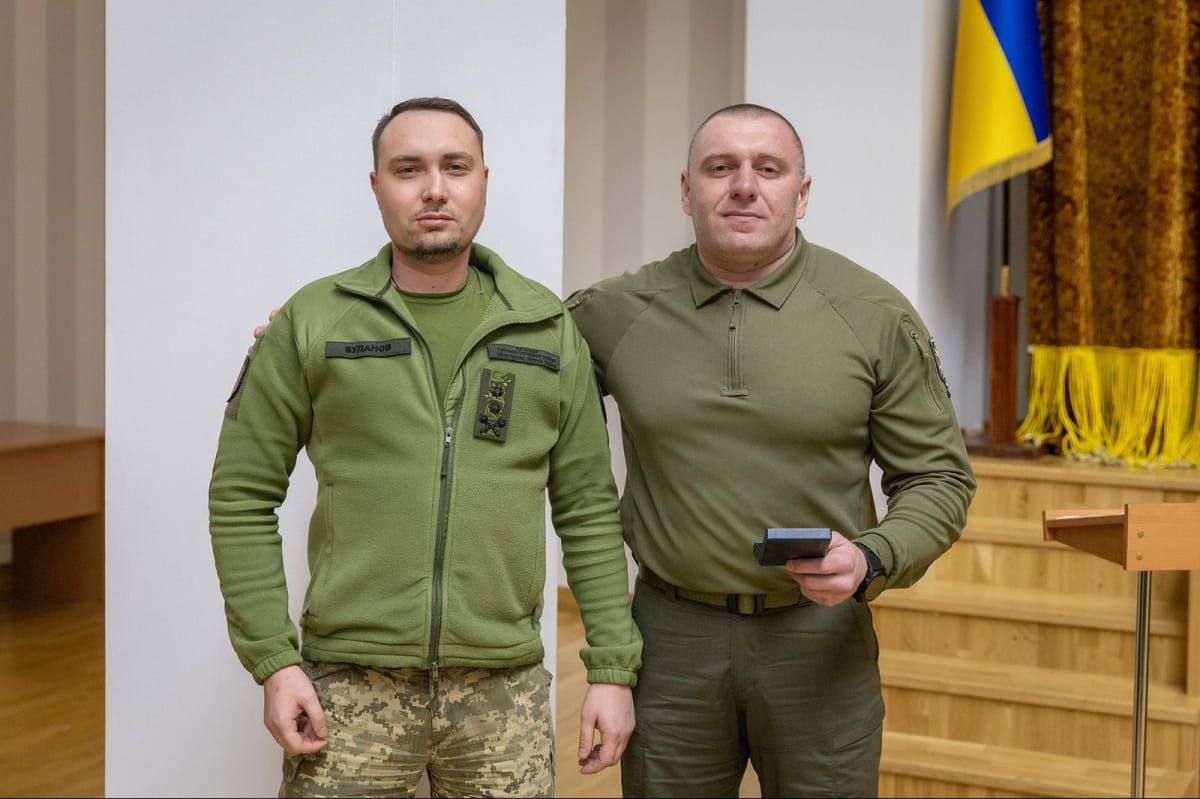 Кирило Буданов та Василь Малюк. Фото оприлюднив Буданов Кирило Буданов та Василь Малюк. Фото оприлюднив Буданов