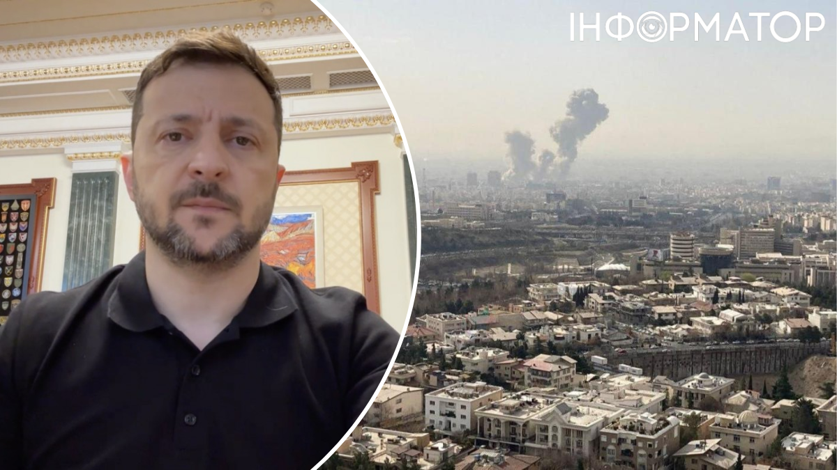 Володимир Зеленський, вибухи в Ірані