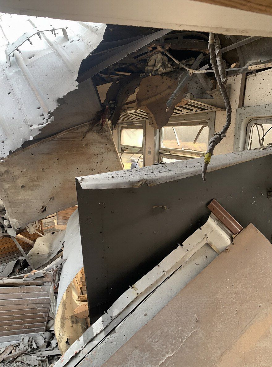 Последствия атаки Россияне ударили по поезду на Днепропетровщине во время движения: есть жертвы 2