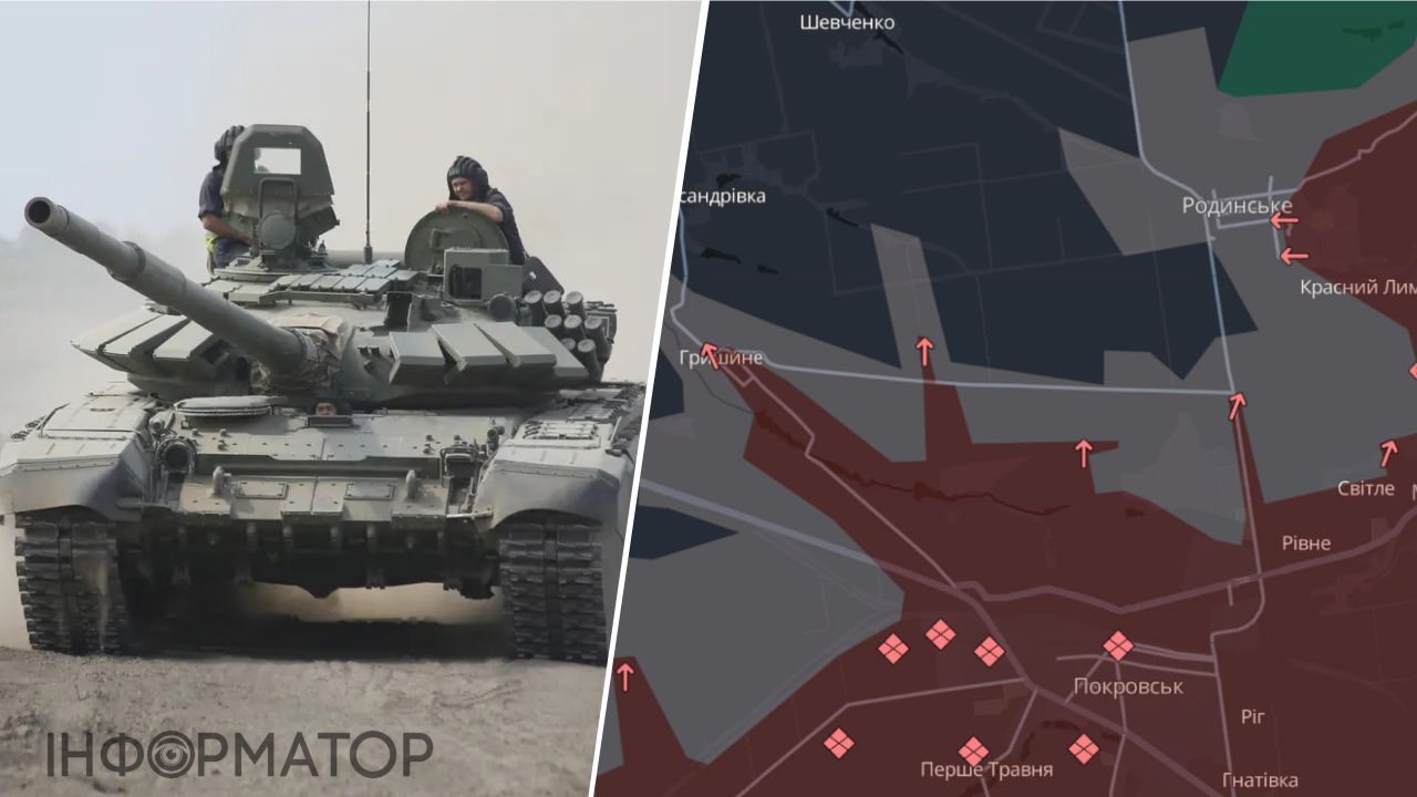 Окупанти, карта Донеччини