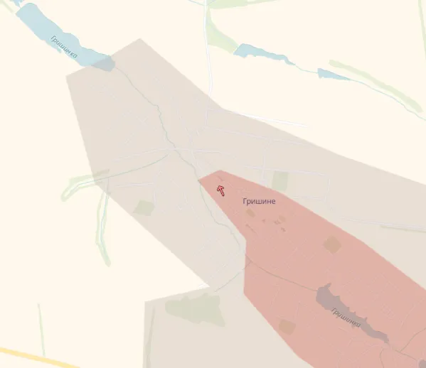 РФ на підступах до с. Гришине на Донеччині