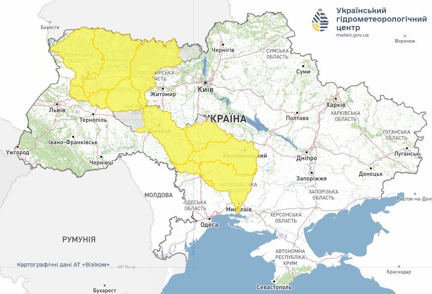 Попередження про небезпечні гідрологічні явища