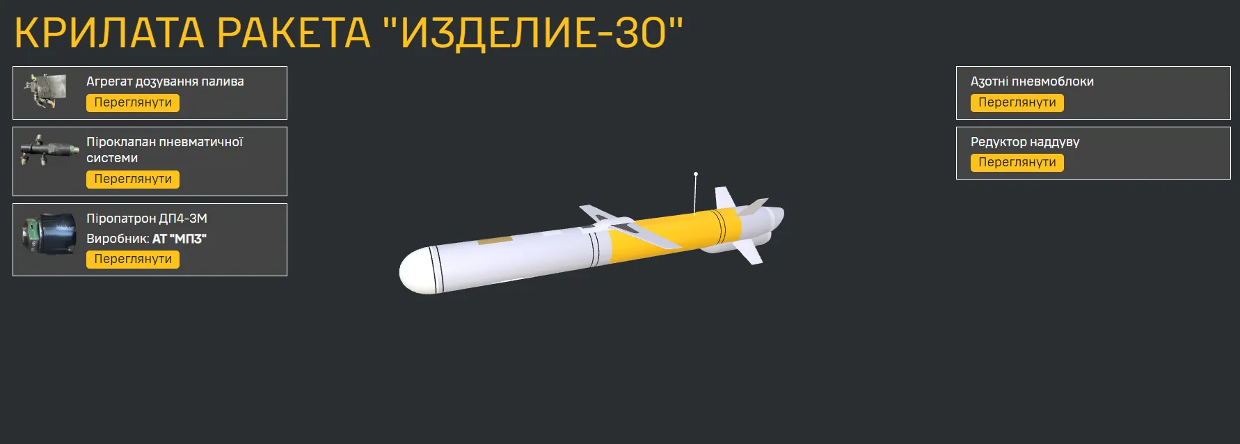 Российская ракета "Изделие-30"