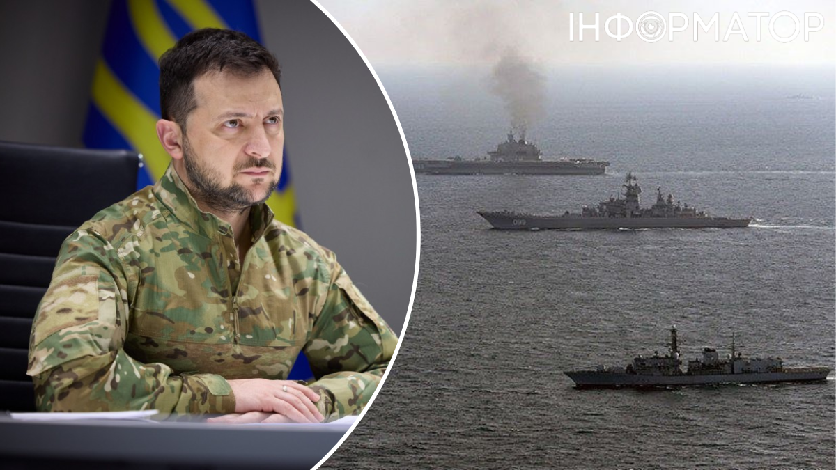 Володимир Зеленський, флот РФ