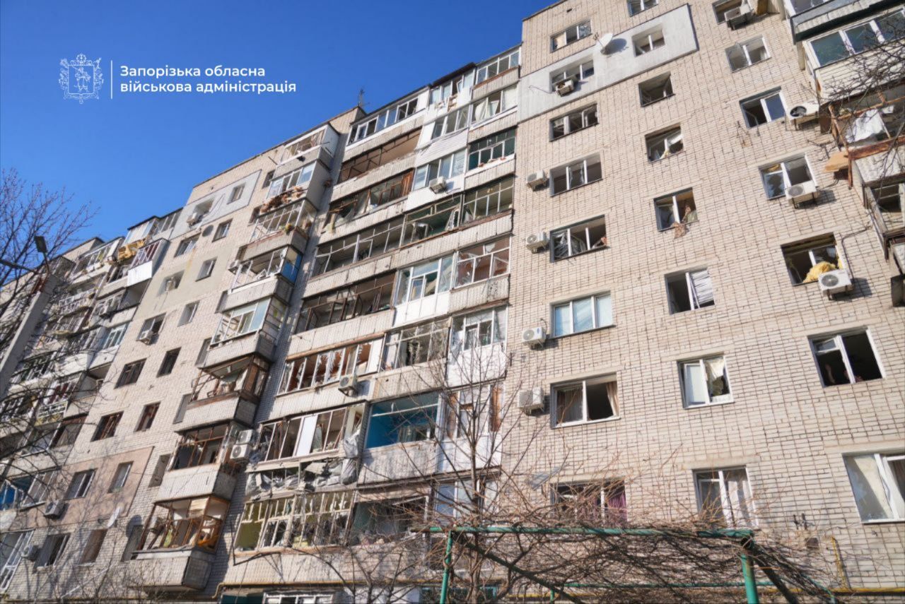 РФ сбрасывает КАБы на Запорожье