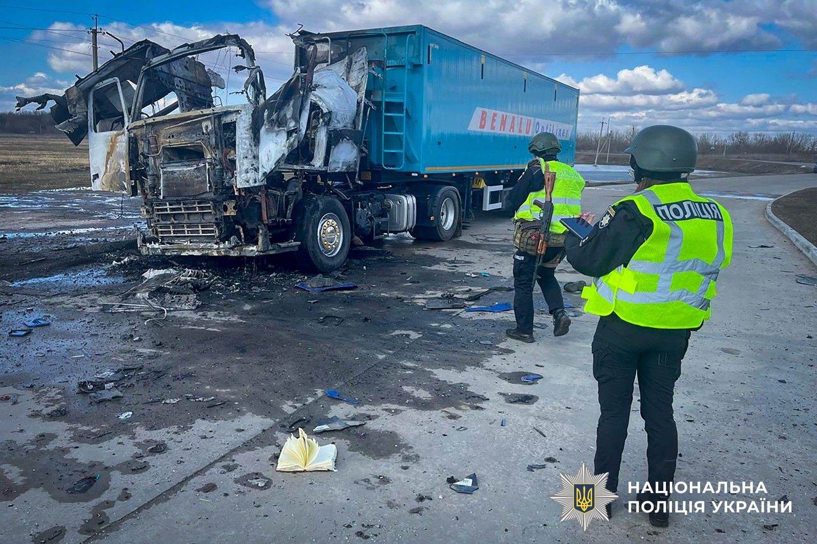 РФ вбила водія вантажівки