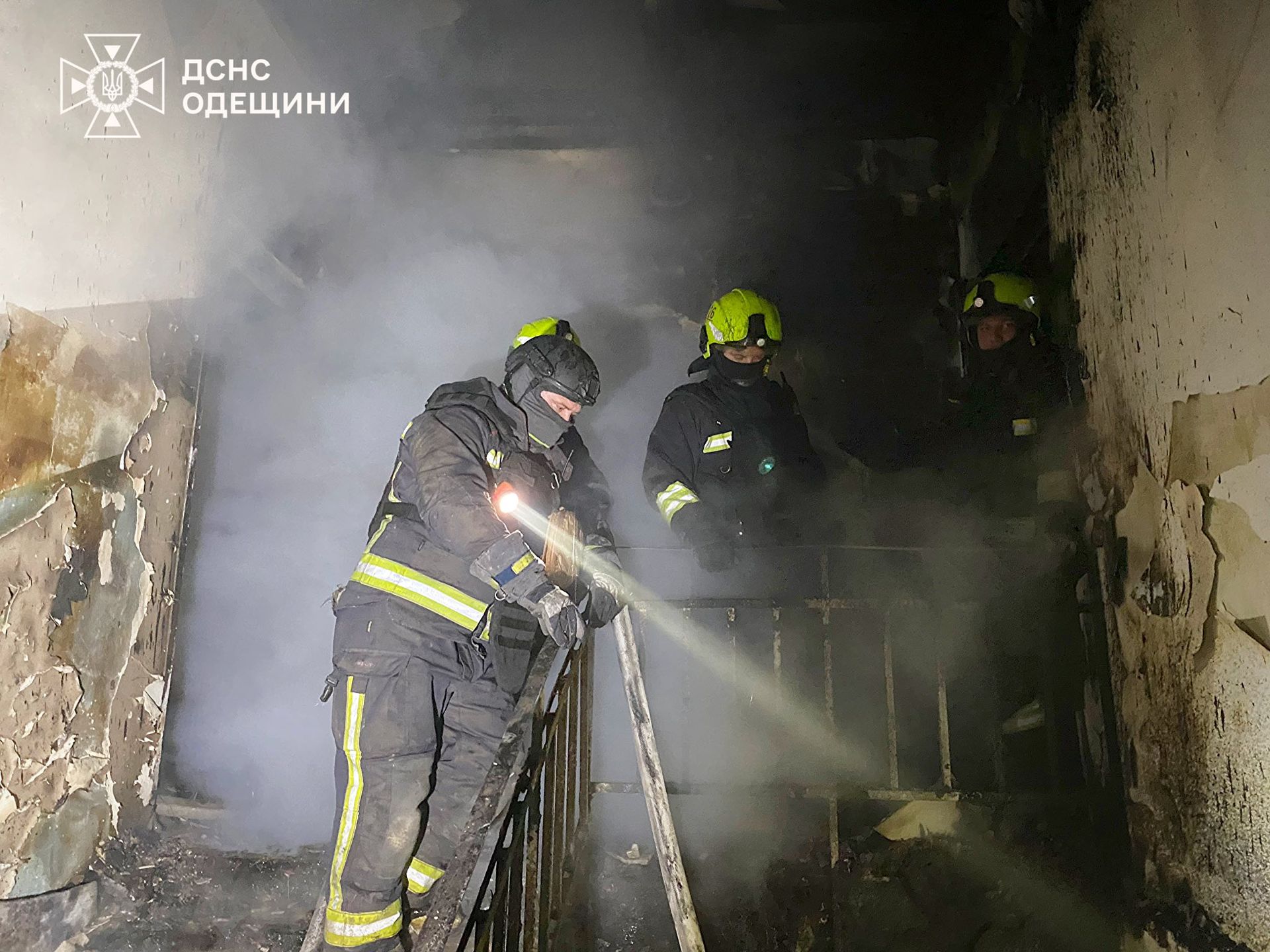 Наслідки ворожого удару в Одеській області. Фото: ДСНС