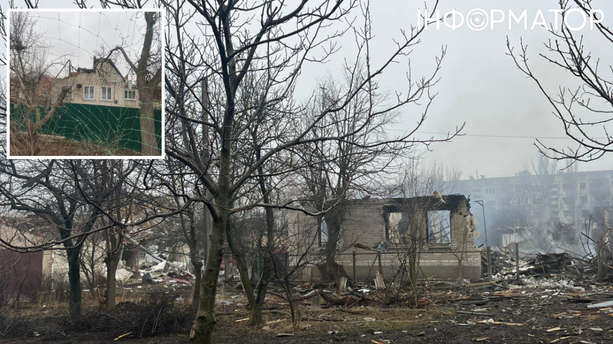 Последствия авиаудара по Краматорску