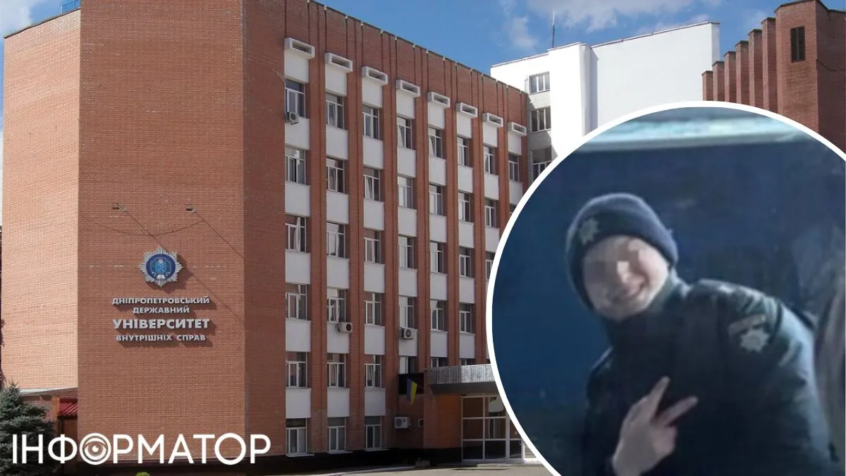 В Днепре курсант МВД сфотографировался с телом погибшей девушки: университет начал расследование