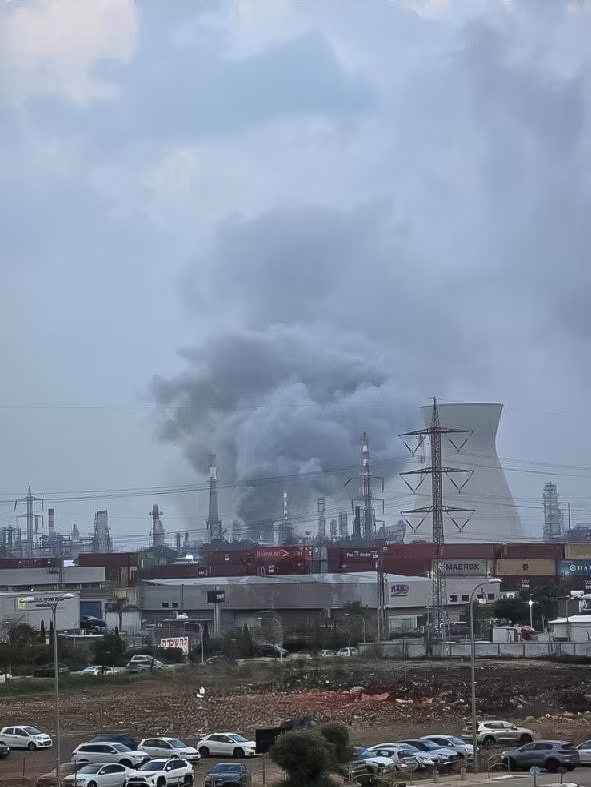 Іранський удар по НПЗ у Хайфі