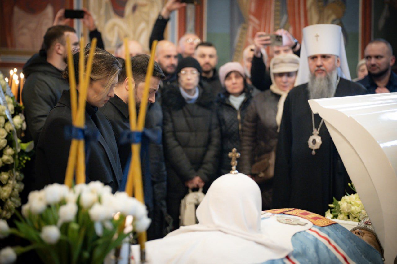 Церемония прощания с патриархом Филаретом