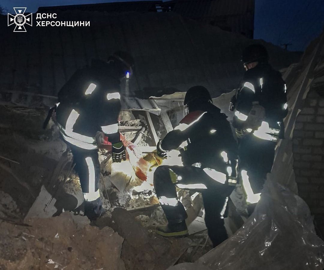 наслідки удару в Херсоні