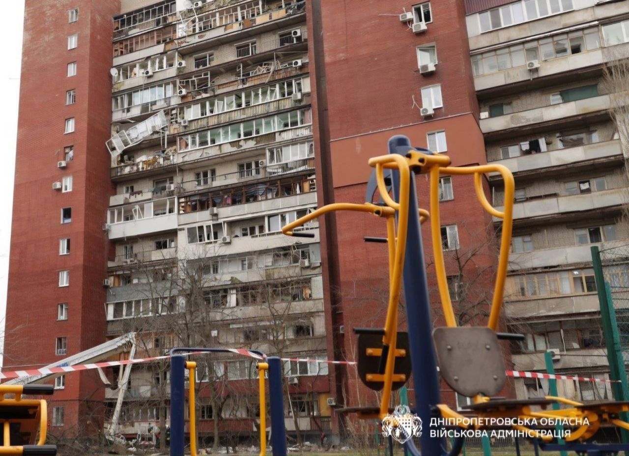 последствия удара по Днепру