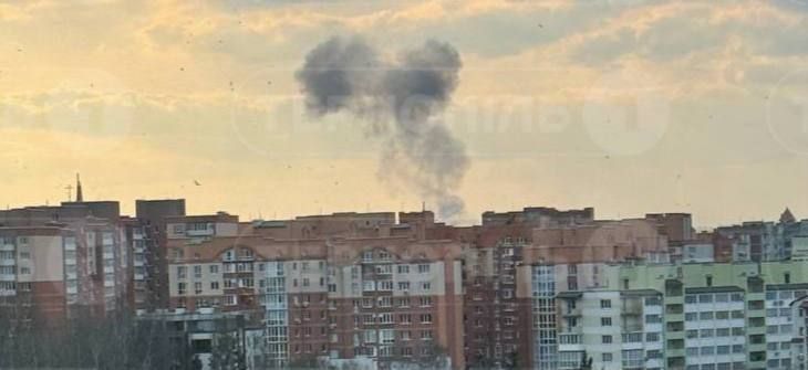 вибух після прильоту Шахеда у Тернополі