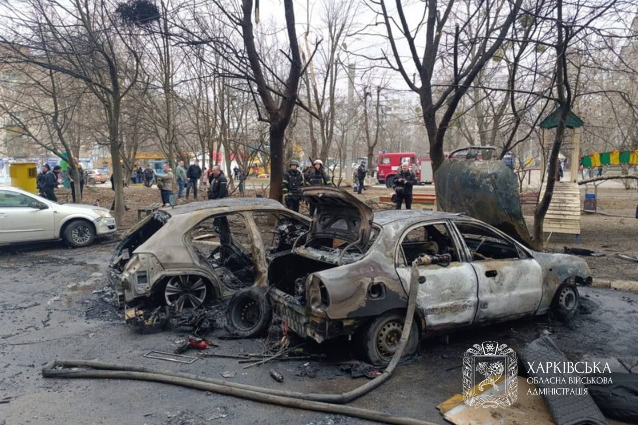 наслідки обстрілу в Харкові