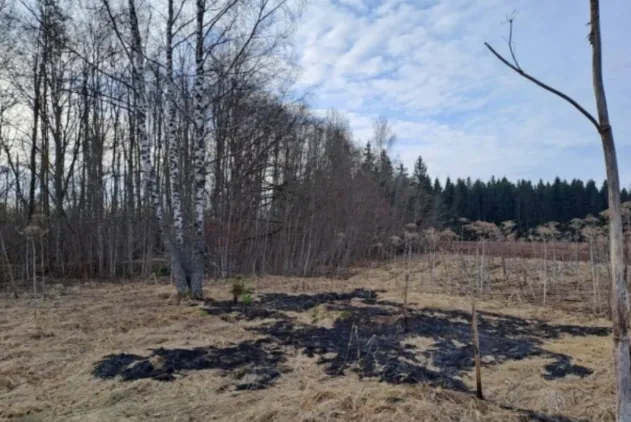 Падение украинского дрона Место падения украинского дрона